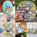 24-Color Glitter Acrylic Marker Pen, Glitter Metallic Shimmer Marker, Water-based Ink Glitter Pens for Rocks Egg DIY Crafts Making