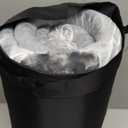 KSIIA Washable Dog Bed Deluxe Plush Dog Crate Beds Comfy Kennel Pad Anti-Slip Pet Sleeping Mat for Large, Jumbo, Medium, Small Dogs Breeds, 41" x 27", Dark Grey