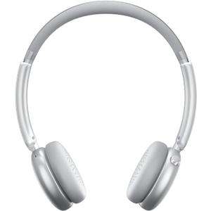 LORELEI Q60 Wireless Bluetooth On Ear HeadphonesBuilt-in Micphone, 40 Hours Up Battery Life, Lightweight Bass Mode, Memory Earmuffs (Silver)
