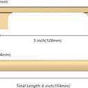 Asidrama 10 Pack 5 Inch(128mm) Champagne Bronze Cabinet Pulls Kitchen Cabinet Handles Champagne Cabinet Pulls Cabinet Hardware for Cupboard Drawer