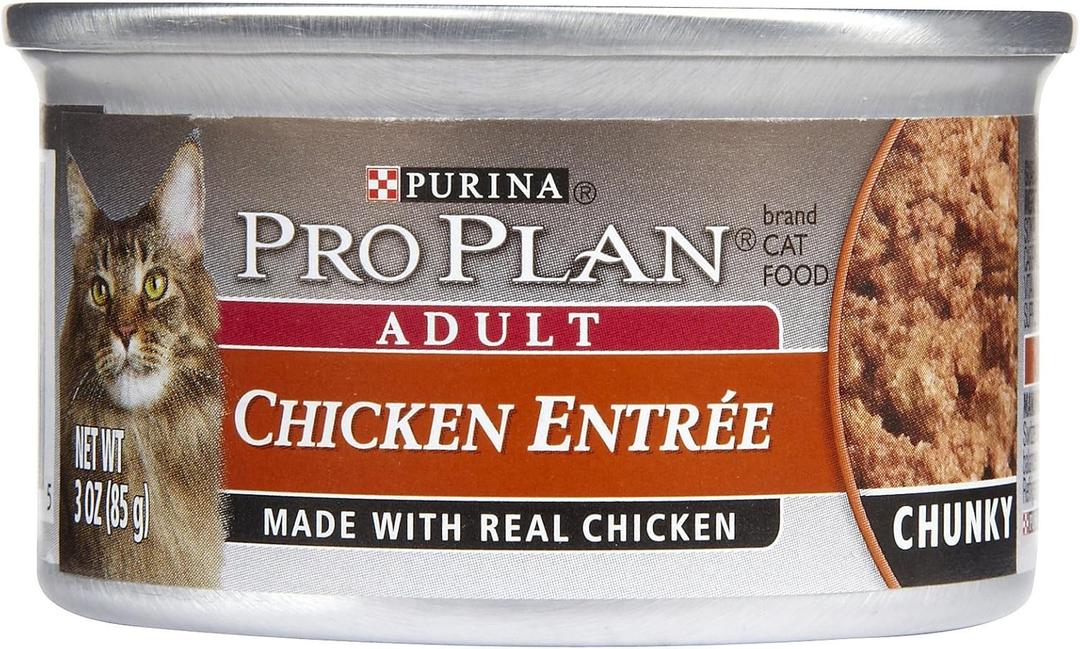 3 x Purina Pro Plan Canned Adult Indoor Salmon And Rice Food, 3 Oz (EXP 05/01/28)