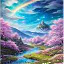 WEMEON Landscape Diamond Painting Kits for Adults-Landscape Diamond Art Kits for Adults,Landscape 5D Diamond Painting Craft Kits for Gift Home Wall Decor(12x16inch), Set of 2