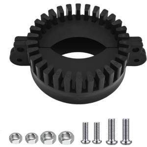 Flag Pole Christmas Tree Kit: Clamping Christmas Tree Flag Pole Mega Topper Light Hook,Outdoor Decoration for Christmas, Courtyard, Courtyard and Holiday Party Supplies