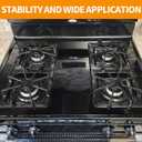 Upgraded W10447925 Burner Grate Replacement for Whirlpool Stove Parts 8.3x8.8 IN Gas Stove Grate Kenmore Maytag Gas Range Parts Amana Inglis Kirkland Cooktop Stove Top Grates Rack Set 4Pcs