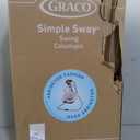 Graco Simple Sway Baby Swing, SidetoSide Sway, Infant Swing with 6 Speeds, Vibration, Abbington