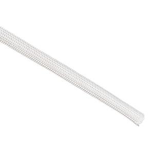 uxcell Insulation Braid Sleeving, 9.8Ft-5mm High Temp Fiberglass Sleeve White