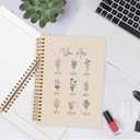 Floral Christian Notebook Journal, Christian Gifts for Women, Bible Journaling Notebook, Bible Notebooks for Note Taking, You Are Inspirational Hardcover Spiral Botebook 5.5x8.3 Inch