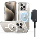 iPhone 15 Pro Max Snap-and-Stand Charging Bundle - Clear