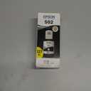 EPSON 502 EcoTank Ink Ultra-high Capacity Bottle Black Works with ET-2750, ET-2760, ET-2850, ET-3750, ET-3760, ET-3850, ET-4850, and other select EcoTank models