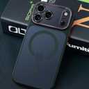 Magnetic for iPhone 17 Pro Max Case with Integrated Camera Protection, [Seamless Work with Magsafe] [Military Grade Shockproof] [Covered Camera Control Button] for iPhone 17 Pro Max, Alpine Green