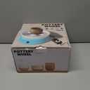 Goody King Mini Pottery Wheel-9.4Pottery Wheel for Adults Beginners Kids, Upgraded Movable Turntable with Adjustable Speed with 16 Pottery Shaping Tools, Supports Forward and Reverse Rotation-Pink