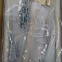 Alzassbg 10 Pack Brushed Gold Cabinet Pulls, 5 Inch(128mm) Hole Centers Kitchen Cabinet Handles for Cabinets and Drawers AL3061MGP