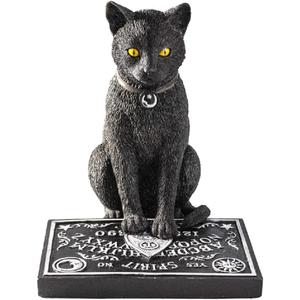 Pacific Giftware Black Cat with Spirit Board Ouija Figurine Statue Home Decor