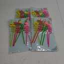 Curly Straws 
Summer Party Straws, Beach Pool Drinking Straws Reusable Crazy Straws Summer Party Favors Decorations Kids Pool Birthday Party Supplies for Girls Boys
Set of 4 Pack 32 PCS