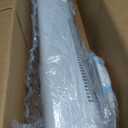 Uthfy Oscillating Bladeless Tower Fan with Remote, Quiet Cooling Portable, Electric Standing Floor Fan with 3 Wind Speeds 3 Modes for Bedroom,Indoor,Office and Home Use, 30", White