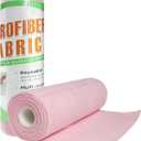 Kitchen Towels Swedish Dishcloths Roll - 20 Count Reusable Paper Towels, Ultra Absorbent Washable Cellulose Sponge Cloths for Kitchen Cleaning, Odor Free Eco Friendly Biodegradable Cleaning Rags, Pink