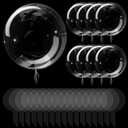 Sumind 40 Pcs Bobo Balloons Clear Balloons for Stuffing Bubble Transparente Burbuja for Valentines Christmas Wedding Birthday Party Decoration(24 Inch)