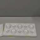 Glasseam Glass Tapered Candlestick Holders: 10Pcs Small Taper Candle Holders Bulk Clear Candle Sticks Holder Decor Short Modern Candle Holder for Table Centerpiece Wedding Christmas Dinner Party