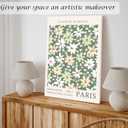 Induslyfe Large Framed Green Wall Art Canvas Decor Set of 3, Matisse Wall Art Framed Prints Posters Mid Century Modern Art, Aesthetic Floral Botanical wall art for bedroom, living room bathroom 18x24