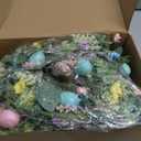 6Ft Easter Garland Easter Egg Decorations Spring Flower Garland for Mantle Easter Gifts Home Party Decor Wall Window Table