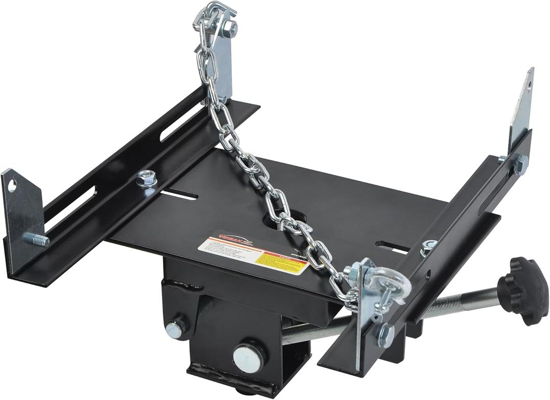 Transmission Jack Adapter for Cars and Trucks, with Capacity of 1100 lbs/0.5 T Loading Gearbox Removal Adaptor for Hydraulic Floor Jack Conversion with 1-1/5 Removable Saddle Shaft