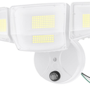 Onforu Dusk to Dawn Outdoor Lighting,90W 10000LM Flood Lights Outdoor,IP66 Waterproof White LED Security Light with Photocell,6500k Daylight 4 Heads Exterior Light Fixture for Yard,Patio,Garden