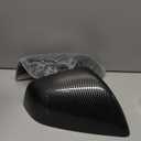 Side Mirror Cover Compatible with Tesla Model X 2017-2020, Mirror Cover Cap Trim (Carbon Fiber Style)