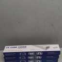 ZhiYo Large Capacity Wire Hiders for TV on Wall, 63in (4xL15.8in) PVC Cable Cover, Snap and Lock Design, White Cord Covers for Wires on Wall, Set of 3