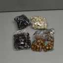 200Pcs Large Hole Barrel Wood European Loose Beads 4 Colors Natural Wooden Dreadlock Hair Braid Beads for Hair Braids Jewelry Bracelet Necklace Making 16x16-17mm