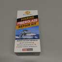 Marine Fiberglass Repair Kit for Boats, Gel Coat Repair Kit for Boats, Fiberglass Boat Repair Kit, Epoxy Filler for Boats, Fiberglass Kit Fix Holes Chips Pit Cracks (Color Match)