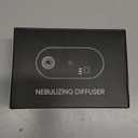 Lecdura Waterless Diffuser for Essential Oil, Battery Operated Scent Air Aromatherapy Diffuser, Mini Aroma Diffusers with 3 Intermittent Mist Modes, Cycle Start for Home Office Bedroom  Silver