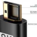 JSAUX 8K HDMI Cable 2.1 2 Pack 15ft, 48Gbps Ultra High Speed HDMI Cable Braided Cord (4K@144Hz, 4K@120Hz, 8K@60Hz) HDCP 2.2&2.3 HDR 10 eARC ARC, Compatible with Switch 2/PS5/Laptop/Monitor/HDTV/-Black