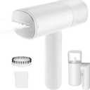 Handheld Steamer for Clothes, 1200W Foldable Travel Steamer, 20 Sec Preheat Garments Wrinkle Remover, 120V Portable Hand Iron with 150ml Water Tank, Clothes Steamer for Home Travel-White