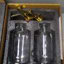 Molimoli Coffee Syrup Dispenser Set of 2 Gold - 500ml Minimalist Pantry Labels