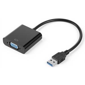 USB to VGA Adapter for Monitor, VGA to USB 3.0/2.0 Converter1080P Multi-Display Video Cable for Laptop, Desktop, HDTV, Monitor, Projector