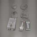 JMEXSUSS 2 Pack Green Fairy Lights Battery Operated, Total 200 LED 66ft Twinkle String Lights with Remote, 8 Modes Christmas Lights for St Patrick's Day Tree Wreath Fireplace Indoor Outdoor Decor