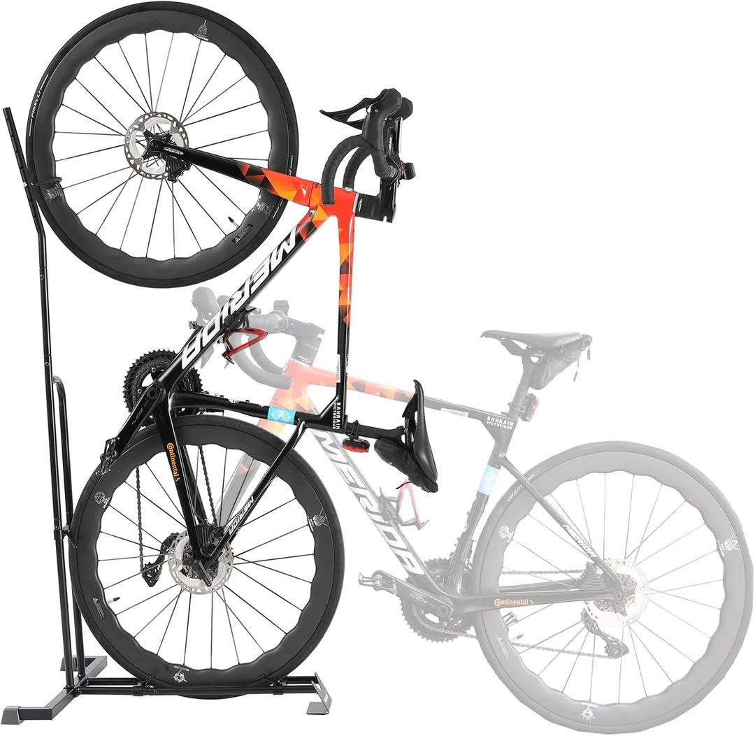Bike Stand, Vertical Bike Rack For Indoor Bike Storage, Upright Bicycle Stand Floor. (StyleA-Pack of 1)