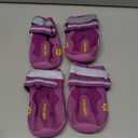 QUMY Dog Shoes for  Dogs,  Dog Boots & Paw Protectors for Winter Snowy Day, Summer Hot Pavement, Water-Resistant in Rainy Weather, Outdoor Walking, Indoor Hardfloors Skid-Resistant Sole (Size 7: 2.8''x3.2"(W*L) (Pack of 4))