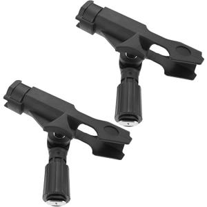 Kayak Fishing Rod Holder with Track Mount Universal T-Shaped Screw, 360 Adjustable 7726N Boat Fishing Pole Holder Mounted on Rail for Kayak, Canoe, Fishing Boat (2Pcs)
