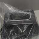 Dog Bike Basket Carrier, Expandable Foldable Soft-Sided Dog Carrier, 2 Open Doors, 5 Reflective Tapes, Pet Travel Bag,Dog Backpack Carrier Safe and Easy for Small Medium Cats and Dogs(Black)