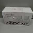 Momcozy Hands-Free Breast Pump S12 Pro, Wearable & Portable Pump with Soft DoubleFit Flange, 3 Modes | 9 Levels Double Electric Pump, Smart Display, 24mm, 2 Pack, Cozy White