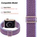 DMIGADIGLO 24 Pack Stretchy Nylon Band Compatible with Apple Watch Band 38mm 40mm 41mm 42mm 44mm 45mm 46mm 49mm Women Men, Adjustable Sport Elastic Replacement Strap for iWatch Series 10 9 8 7 6 5 4 3 2 1 SE Ultra