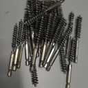 24 Pieces Bore Brush for Drill Wire Bore Brush Set Wire Cleaning Set Stainless Steel Cleaning for Power Drill Impact Driver (Stainless Steel)