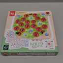 Nene Toys Ladybugs Garden Memory Game  Wooden Matching Games for Toddlers 3-5  Travel Toy for Boys Girls, Road Trip Essentials for Toddler, Airplane, Car - Ideal Christmas, Birthday Gifts