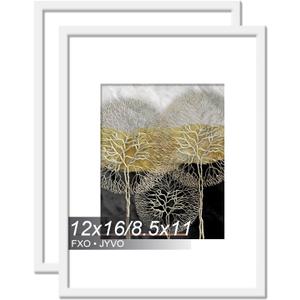 12x16 Picture Frame Set of 2 for Photo Poster Horizontally/Vertically