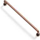 Goo-Ki 6 Pack 7 9/16'' Center to Center Antique Copper Cabinet Bar Pulls Vintage Drawer Handles Closet Classic Retro Home Kitchen Improvement Hardware