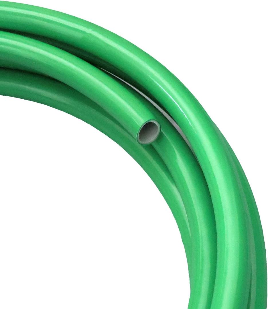 16ft Flexible Pipe PVC Tubing - Bendable Pipe Stem for Artificial Flowers Stem, Balloon Arches, Floral Wedding Decor, DIY Crafts, Cosplay Props & Educational Projects. (16mm 16Ft Green)