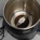 SHARDOR Adjustable Coffee Grinder Electric, Super Silent Electric Coffee Bean Grinder with Time-Memory Adjustment and Multi-Functional Stainless Steel Cup for Spices, Herbs, and Nuts Grinding, Gray (1 Bowl, Dark black)