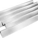 Uniflasy 7540 Flavorizer Bars 16 GA for Weber Genesis 300 Series E310 E320 S310 S320 EP/CEP 310 & 320 24.5 Inch Cas Grill (with Side Control Panel), Stainless Steel Heat Plates for Weber 7539