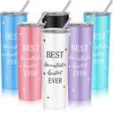 Potchen 6 Pack Administration Professionals Day Best Administrative Assistant Ever Appreciation Gift Cup Bulk Stainless Steel Tumbler with Lid and Straw(Administrative Assistant)